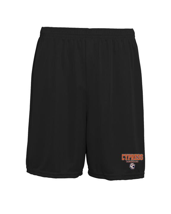 Cypress HS Boys Basketball Block - Mens 7inch Training Shorts