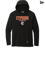 Cypress HS Boys Basketball Block - New Era Tri-Blend Hoodie