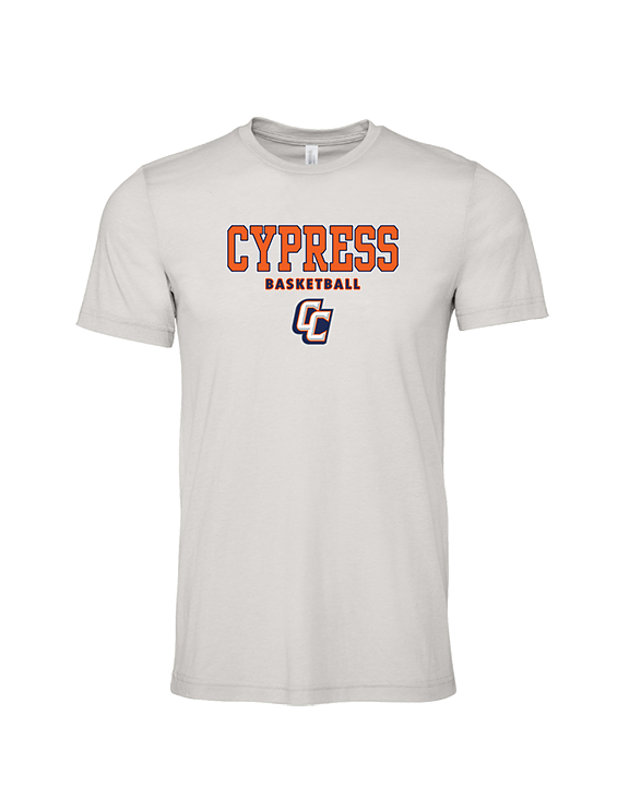 Cypress HS Boys Basketball Block - Tri-Blend Shirt