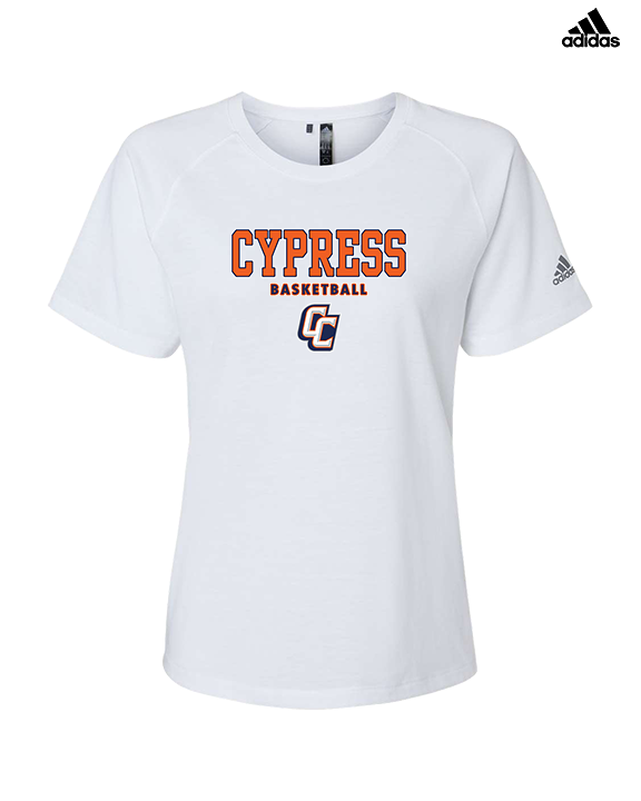 Cypress HS Boys Basketball Block - Womens Adidas Performance Shirt