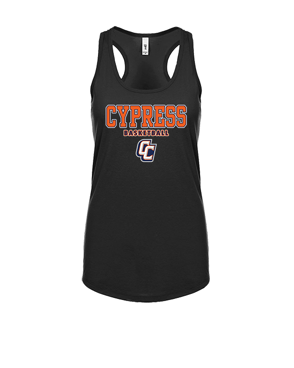 Cypress HS Boys Basketball Block - Womens Tank Top
