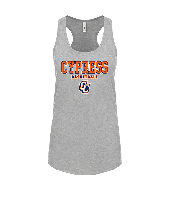 Cypress HS Boys Basketball Block - Womens Tank Top