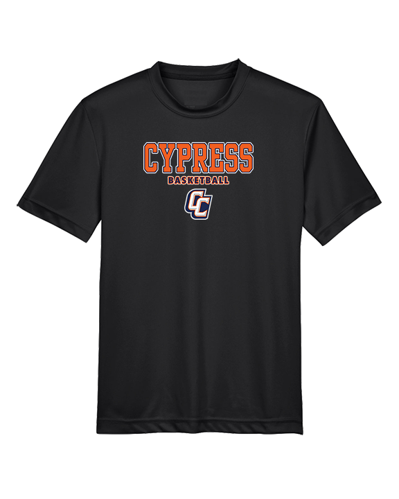 Cypress HS Boys Basketball Block - Youth Performance Shirt