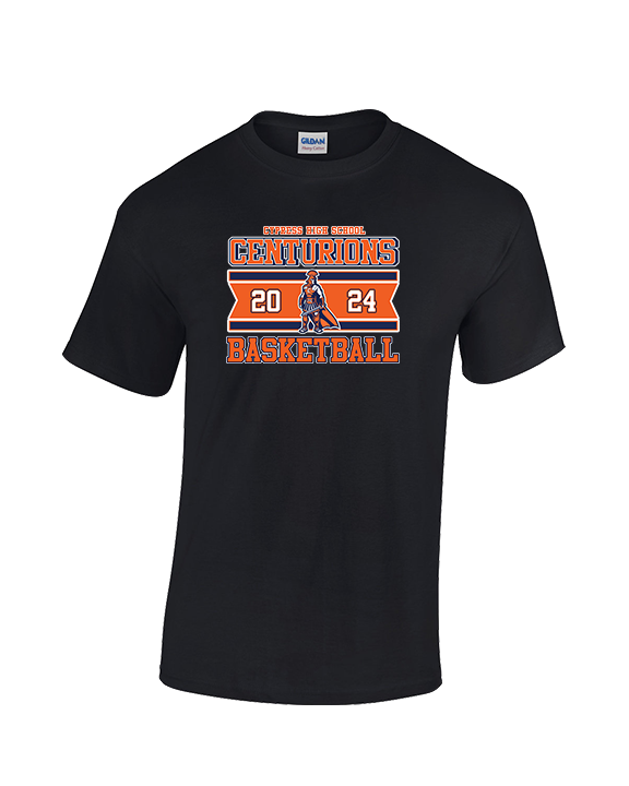 Cypress HS Boys Basketball Stamp - Cotton T-Shirt