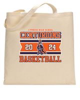 Cypress HS Boys Basketball Stamp - Tote