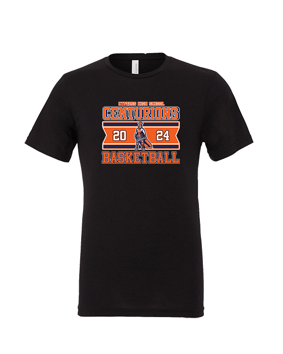 Cypress HS Boys Basketball Stamp - Tri-Blend Shirt
