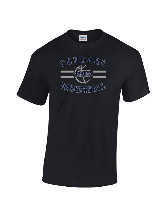 Dakota HS Boys Basketball Curve - Cotton T-Shirt