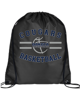 Dakota HS Boys Basketball Curve - Drawstring Bag