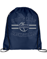 Dakota HS Boys Basketball Curve - Drawstring Bag