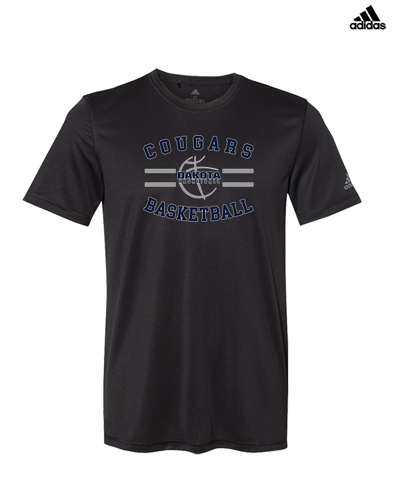 Dakota HS Boys Basketball Curve - Mens Adidas Performance Shirt