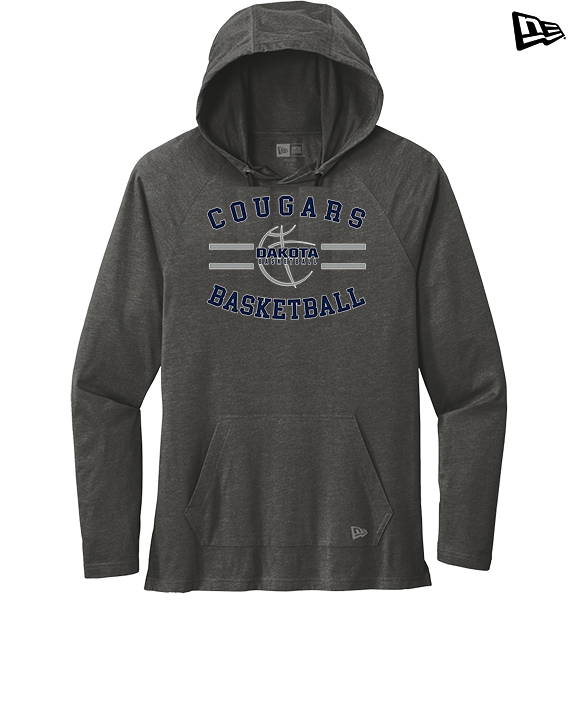 Dakota HS Boys Basketball Curve - New Era Tri-Blend Hoodie