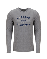Dakota HS Boys Basketball Curve - Tri-Blend Long Sleeve