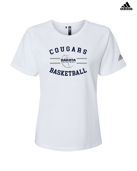 Dakota HS Boys Basketball Curve - Womens Adidas Performance Shirt