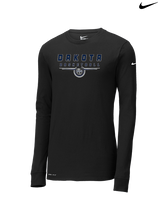 Dakota HS Boys Basketball Design - Mens Nike Longsleeve