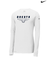 Dakota HS Boys Basketball Design - Mens Nike Longsleeve