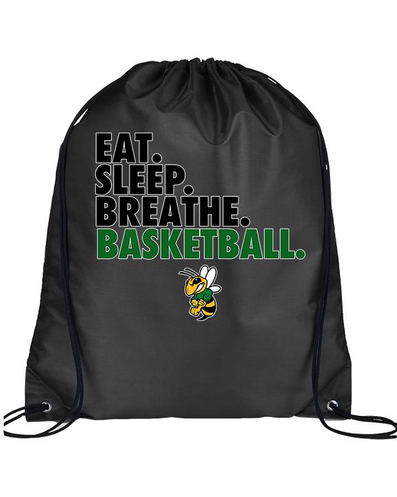 Dallas County HS Girls Basketball Eat Sleep Breathe - Drawstring Bag