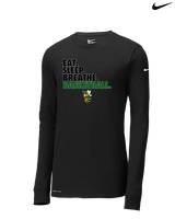 Dallas County HS Girls Basketball Eat Sleep Breathe - Mens Nike Longsleeve