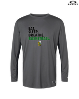 Dallas County HS Girls Basketball Eat Sleep Breathe - Mens Oakley Longsleeve