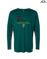 Dallas County HS Girls Basketball Eat Sleep Breathe - Mens Oakley Longsleeve