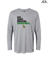 Dallas County HS Girls Basketball Eat Sleep Breathe - Mens Oakley Longsleeve