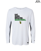 Dallas County HS Girls Basketball Eat Sleep Breathe - Mens Oakley Longsleeve