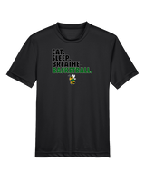 Dallas County HS Girls Basketball Eat Sleep Breathe - Youth Performance Shirt