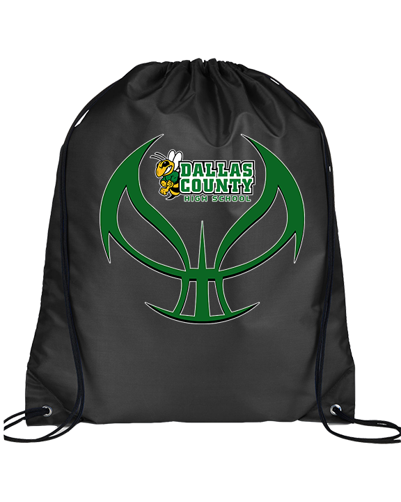 Dallas County HS Girls Basketball Full Ball - Drawstring Bag