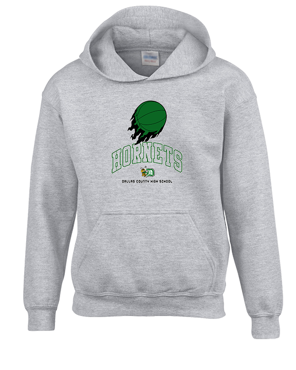 Dallas County HS Girls Basketball On Fire - Youth Hoodie