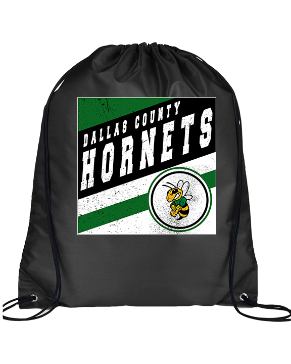 Dallas County HS Girls Basketball Square - Drawstring Bag