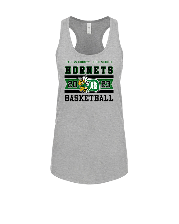 Dallas County HS Girls Basketball Stamp - Womens Tank Top