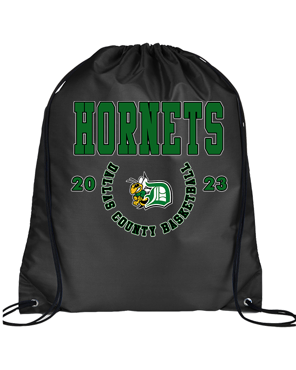 Dallas County HS Girls Basketball Swoop - Drawstring Bag
