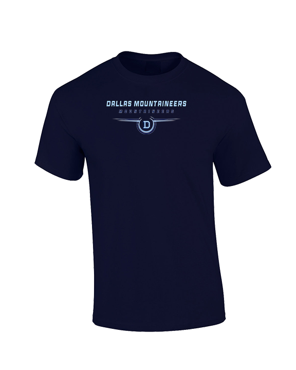 Dallas Mountaineers HS Football Design - Cotton T-Shirt