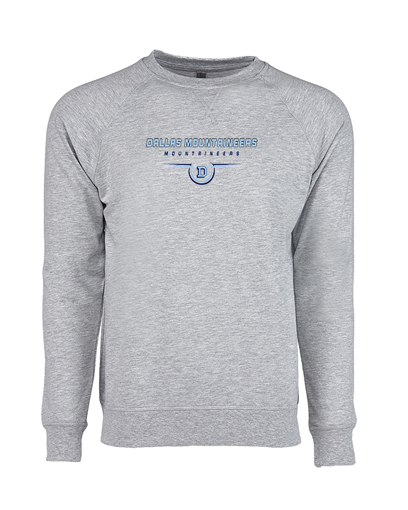 Dallas Mountaineers HS Football Design - Crewneck Sweatshirt
