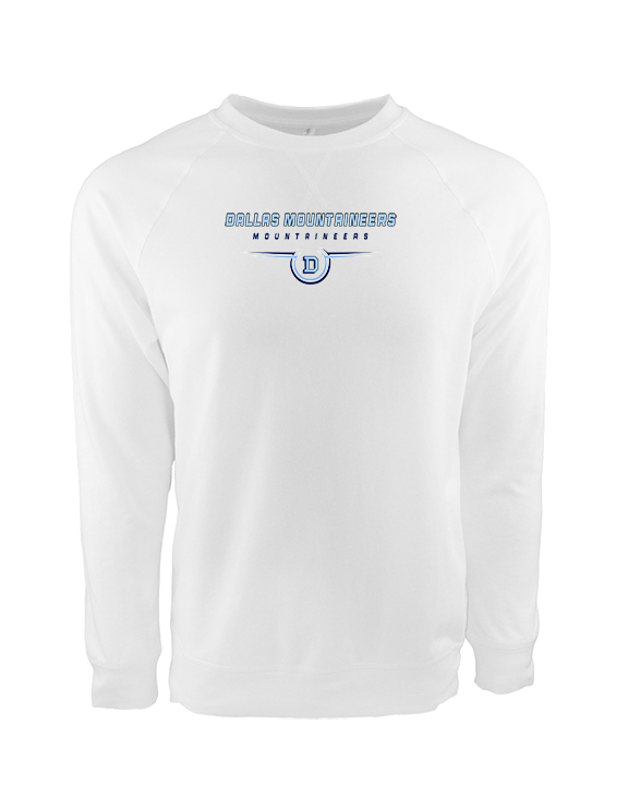 Dallas Mountaineers HS Football Design - Crewneck Sweatshirt