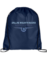 Dallas Mountaineers HS Football Design - Drawstring Bag