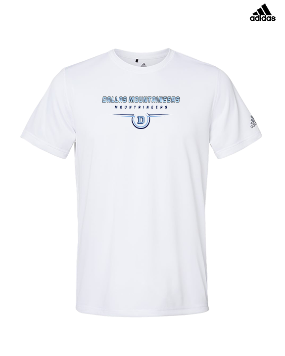 Dallas Mountaineers HS Football Design - Mens Adidas Performance Shirt