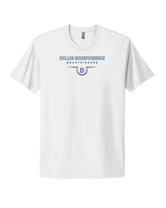 Dallas Mountaineers HS Football Design - Mens Select Cotton T-Shirt