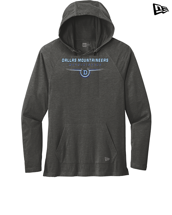 Dallas Mountaineers HS Football Design - New Era Tri-Blend Hoodie