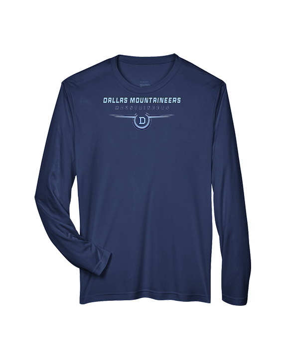 Dallas Mountaineers HS Football Design - Performance Longsleeve