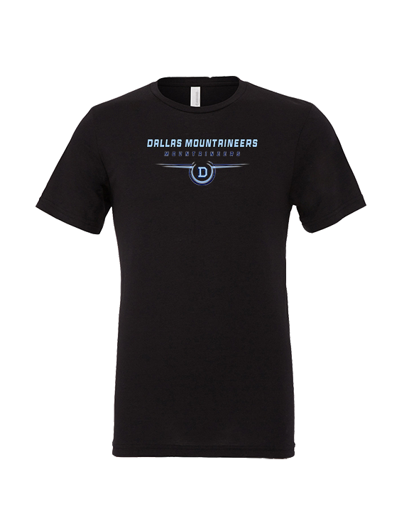 Dallas Mountaineers HS Football Design - Tri-Blend Shirt