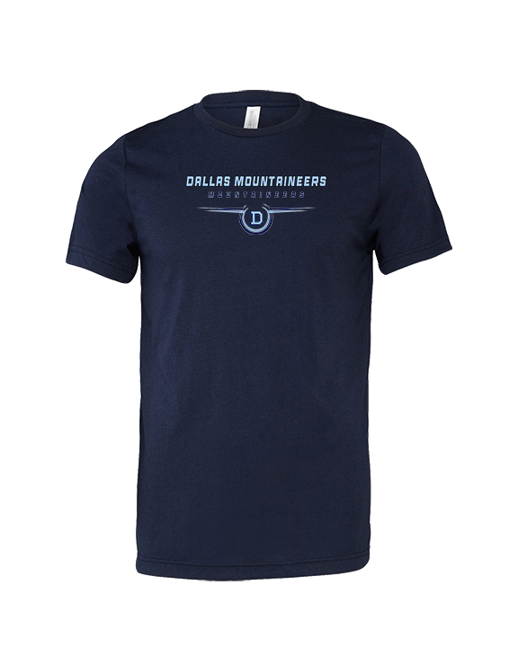Dallas Mountaineers HS Football Design - Tri-Blend Shirt