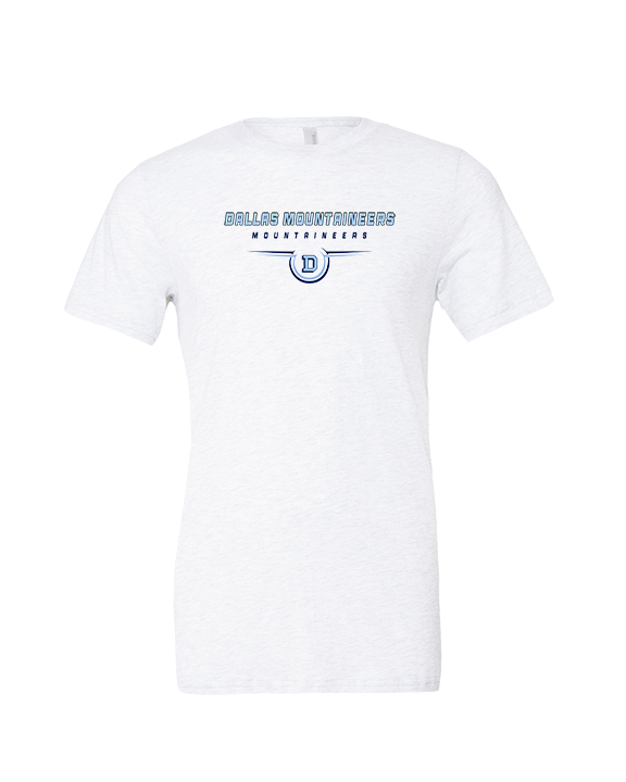 Dallas Mountaineers HS Football Design - Tri-Blend Shirt