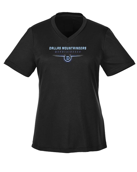 Dallas Mountaineers HS Football Design - Womens Performance Shirt