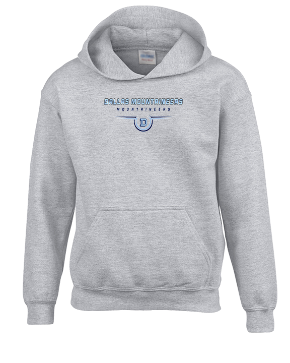 Dallas Mountaineers HS Football Design - Youth Hoodie