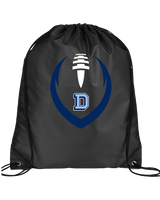 Dallas Mountaineers HS Football Full Football - Drawstring Bag