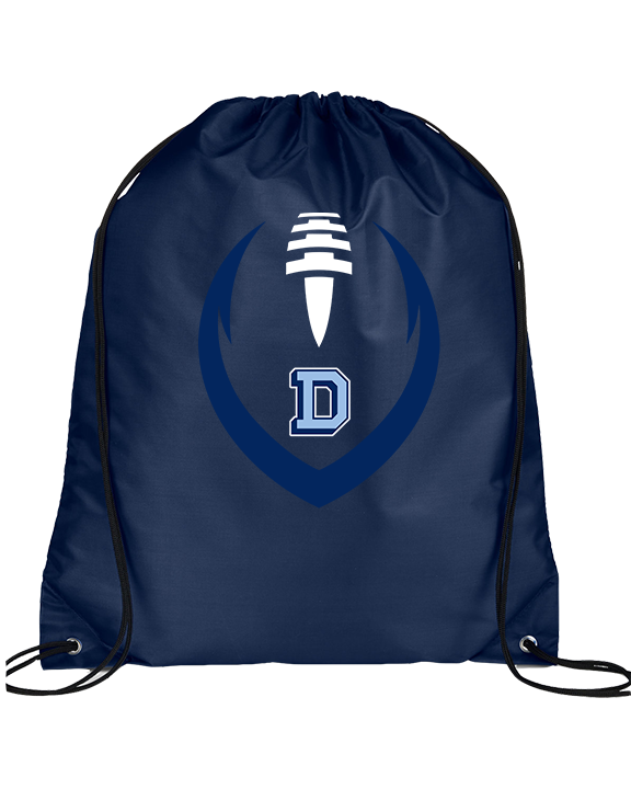 Dallas Mountaineers HS Football Full Football - Drawstring Bag