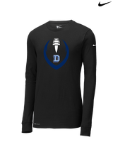 Dallas Mountaineers HS Football Full Football - Mens Nike Longsleeve
