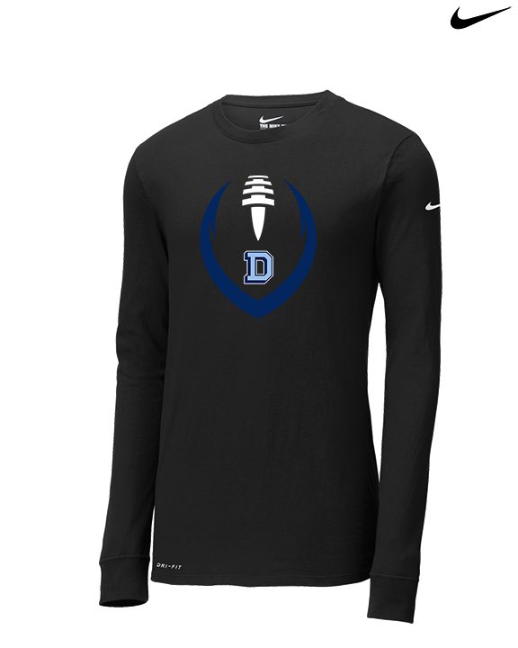 Dallas Mountaineers HS Football Full Football - Mens Nike Longsleeve