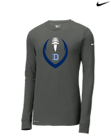 Dallas Mountaineers HS Football Full Football - Mens Nike Longsleeve