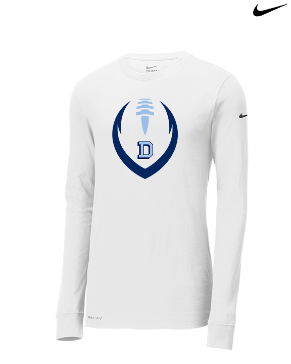 Dallas Mountaineers HS Football Full Football - Mens Nike Longsleeve